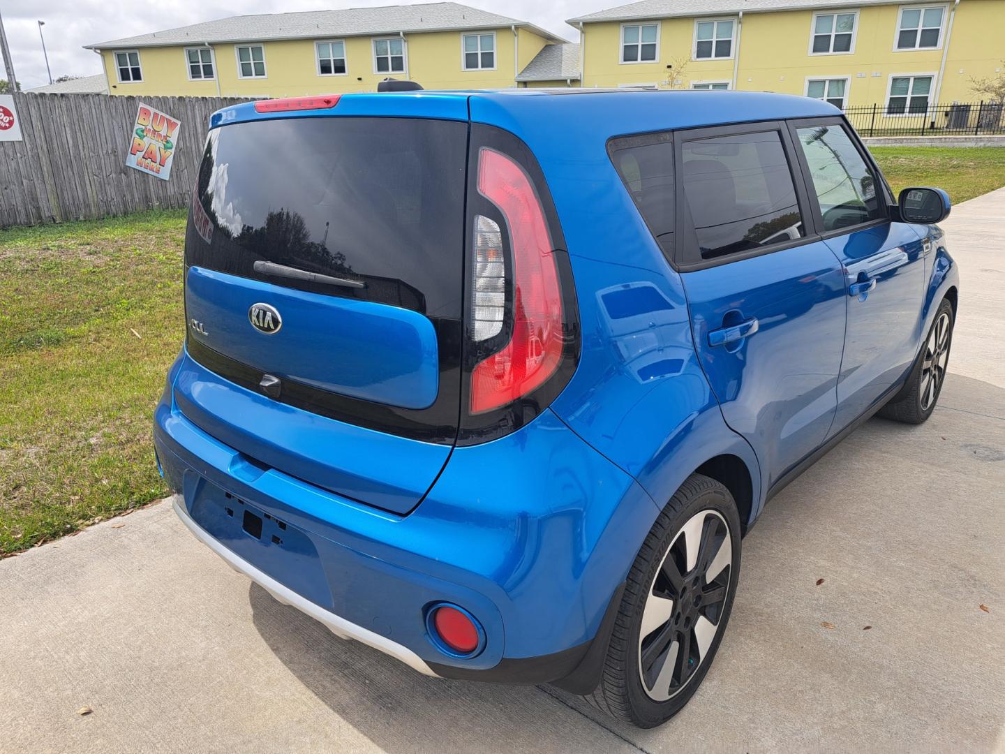 2017 Blue Kia Soul + (KNDJP3A50H7) with an 2.0L L4 DOHC 16V engine, 6A transmission, located at 1181 Aurora Rd, Melbourne, FL, 32935, (321) 241-1100, 28.132914, -80.639175 - Photo#2